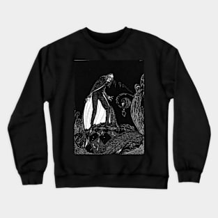 The Tell Tale Heart - Harry Clarke for E.A. Poe Crewneck Sweatshirt